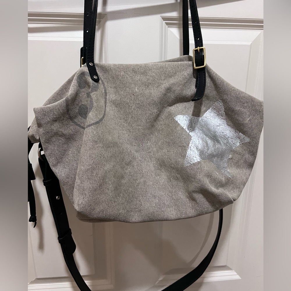 Kempton & Co Postal Silver Star Crossbody Bag